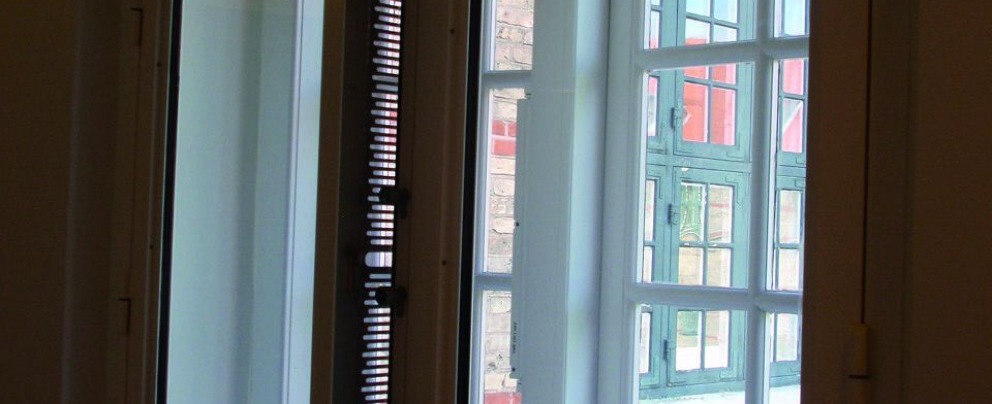Aarhus Universitetshospital Risskov, Sikring af vinduer