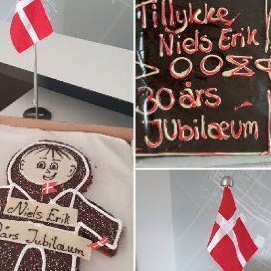 Niels Erik Væver har 30 års jubilæum