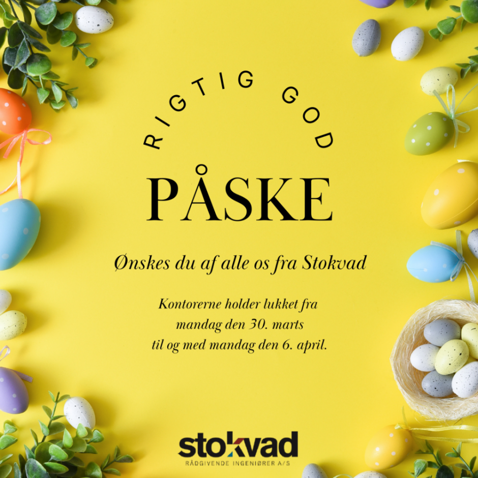 Stokvad ønsker god påske