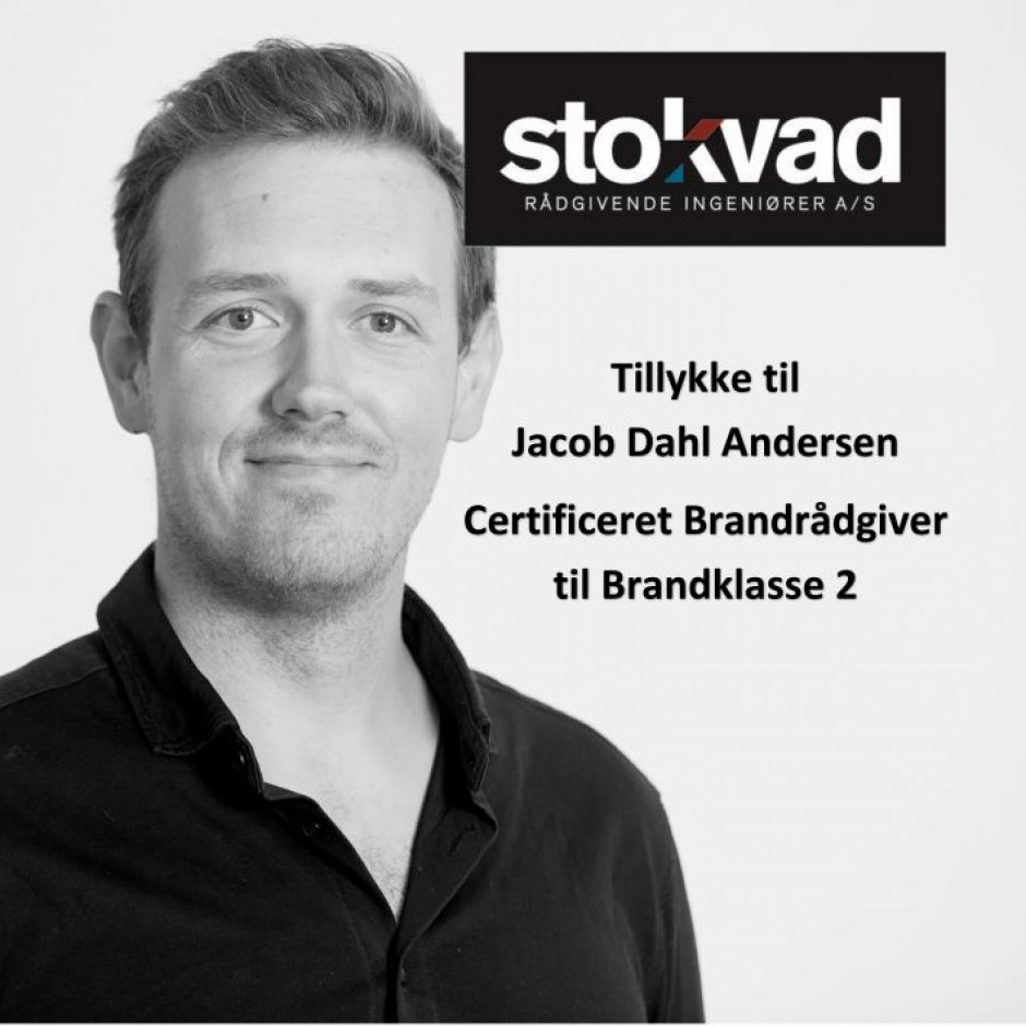 Endnu en certificeret brandrådgiver til BK2 hos Stokvad