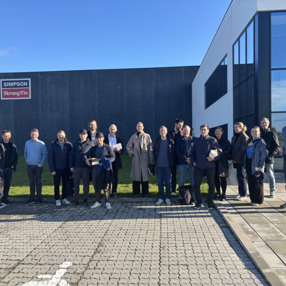 Studietur for konstruktionsafdelingen