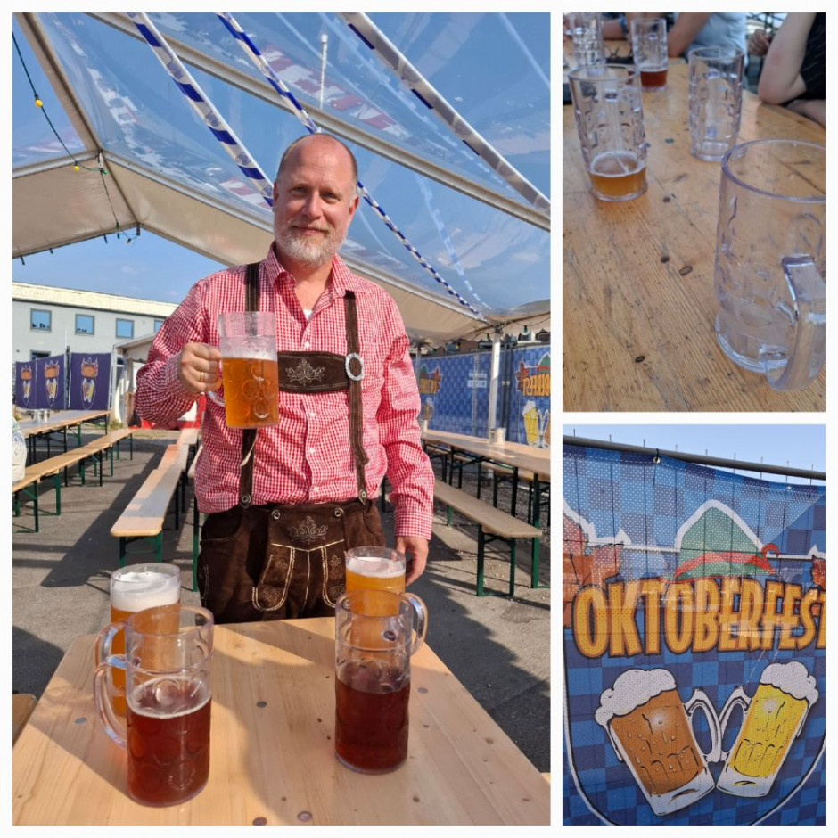 Dunkel und Weissbier, Oktoberfest og tyrolertelt 
