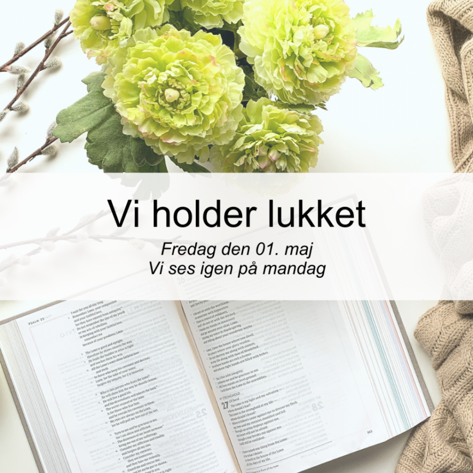 Vi holder lukket
